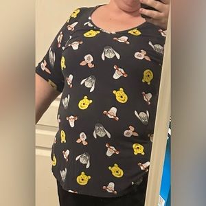 Torrid Disney Winnie the Pooh super soft tee size 3 smoke free home